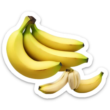 Bananas eating other banana sticker