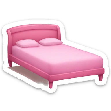 pink bed sticker