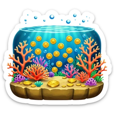 sunken treasure sticker