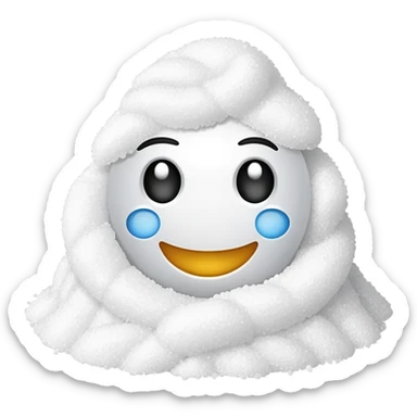 smily face with pile of salt sticker