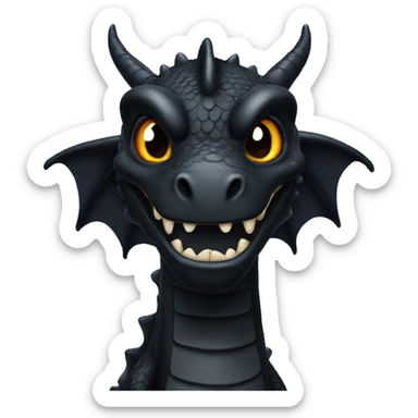 Black Dragon  sticker
