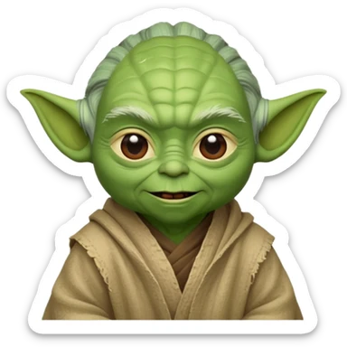 Yoda with the text 6 7 nothing else sticker