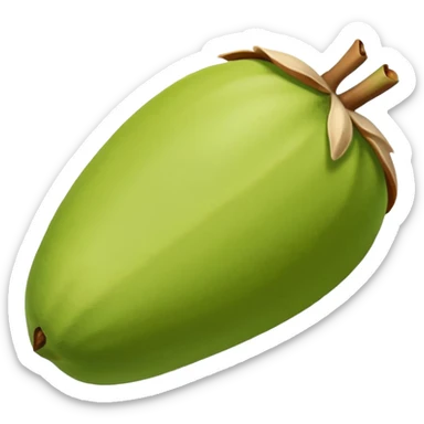 raw pistachio reverse colour sticker