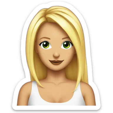 Britney Spears in a techno club sticker