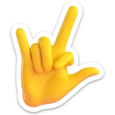 Convert the hand making the 'OK' gesture into a 3D emoji style with a smooth and rounded look, keeping the pose and proportions intact. Use yellow emoji color. Transparent background. sticker