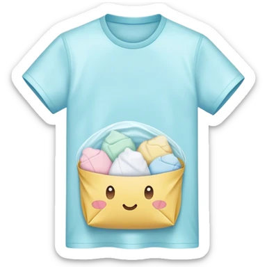 Cute shirt I in a little wrapper  sticker