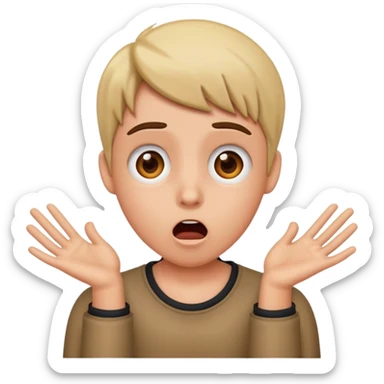 shocked oopsie sticker