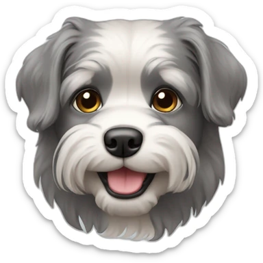 Petit chien gris sticker