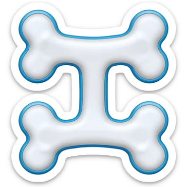 pet toy bone  sticker