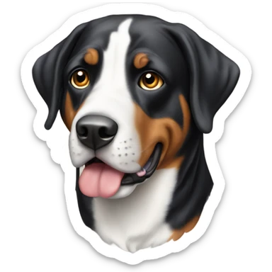 Greater Swiss mountain dog sticker