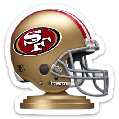 49ers trophy sticker