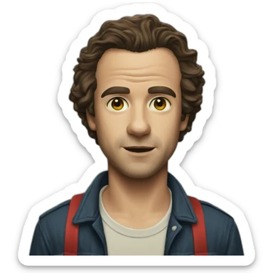 stranger things tv show emoji sticker