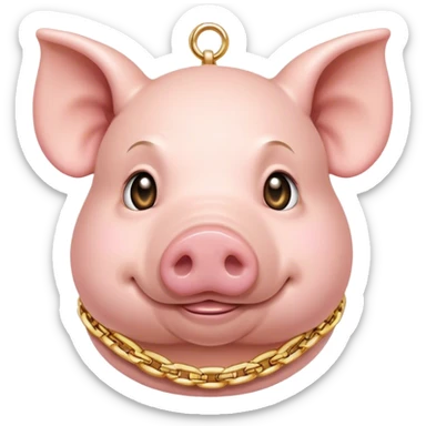 Piggie smalls sticker