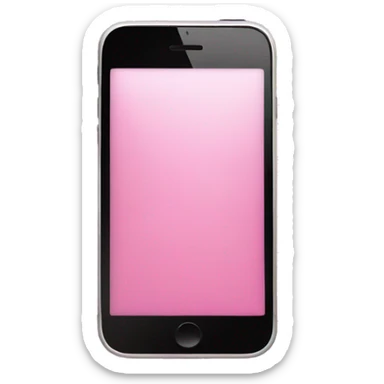 pink iphone sticker