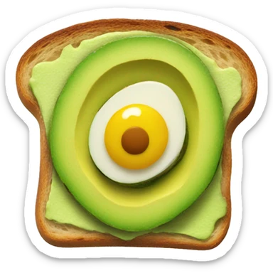 Avocado toast  sticker