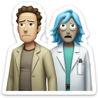 rick and morty sticker