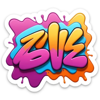 Граффити 72 sticker