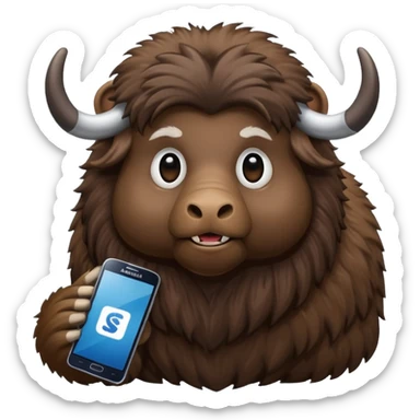Musk Ox Next To Samsung sticker