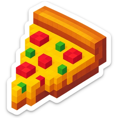 Pizza sticker