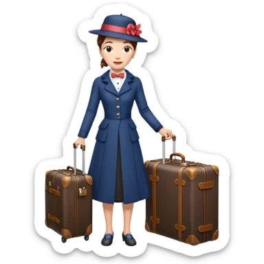 Mary popins with luaguge  sticker