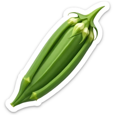 Okra sticker