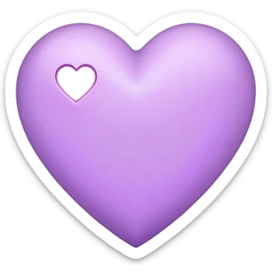 Light Purple Heart emoji sticker