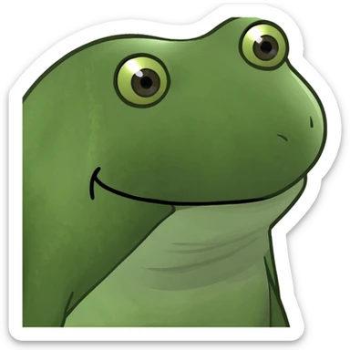 Winking emoji with eye lashes sticker