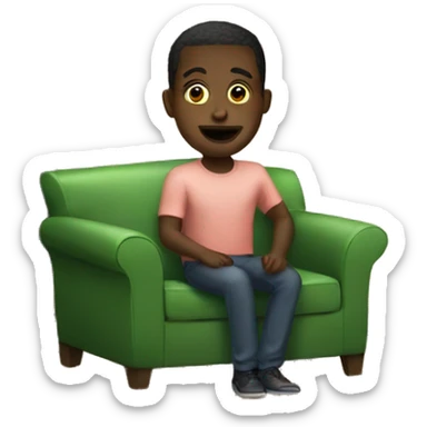 a nigerian living room sticker