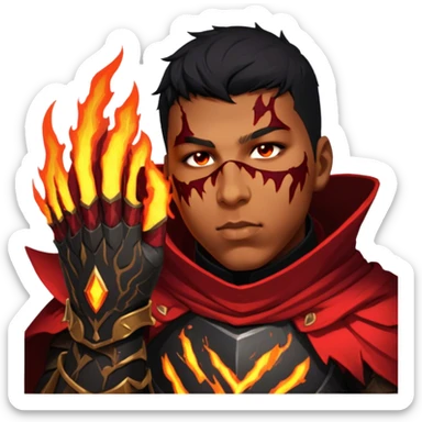 Volcanic Warlock sticker