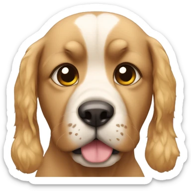 perro con cachos sticker