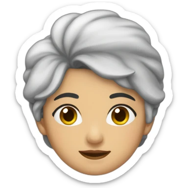 señora morocha enojada sticker