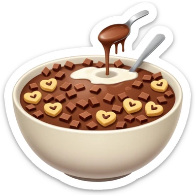 Cereal Chocolate Flavour sticker