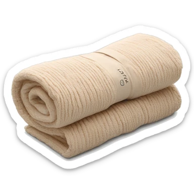 Bundle blanket beige sticker
