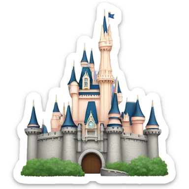 Disney world castle sticker