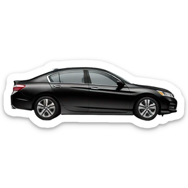 honda accord coop v6 exl crystal black pearl sticker
