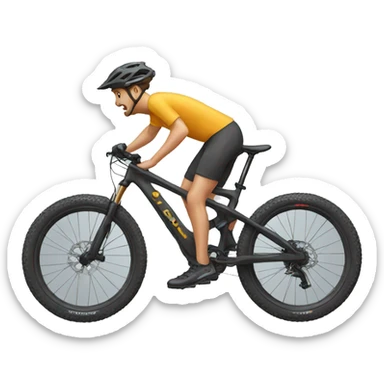 Mountain bike sticker