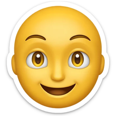 emoji smirking while looking down sticker