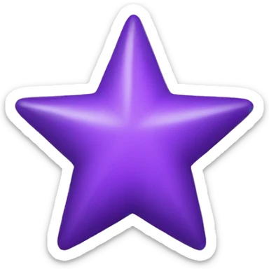 Purple star  sticker