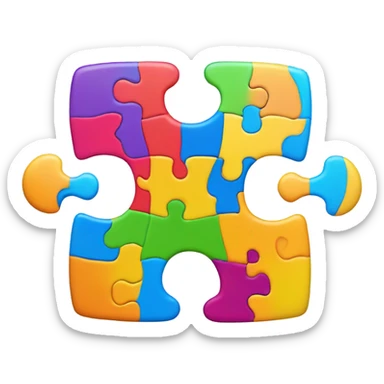 Autism symbol  sticker