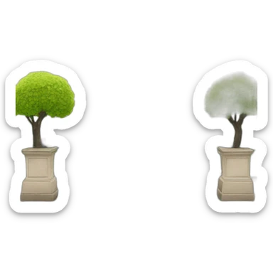 Landscape of Paris sticker