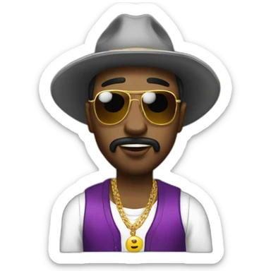 pimp flaco realistic sticker