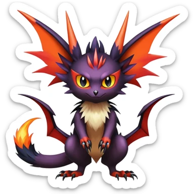 Noibat-Noivern-Litten-Hybrid sticker