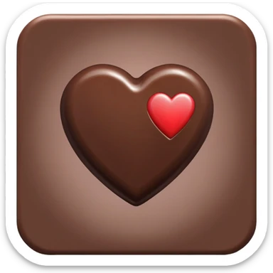 Chocolate heart box emoji sticker
