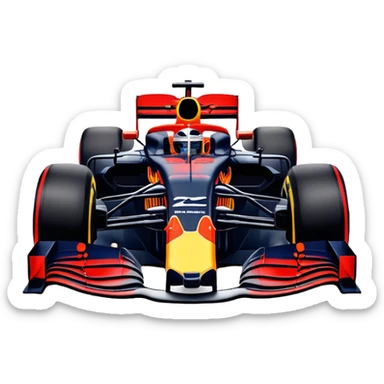 Max Verstappen F1 Car sticker