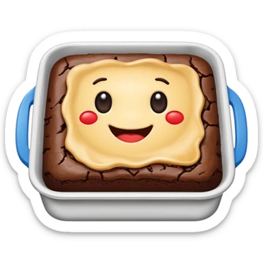 brownie al forno sticker