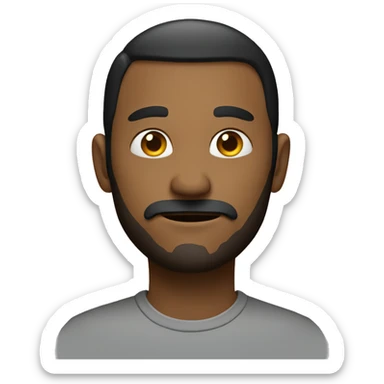 Dude is trying to find something. sticker