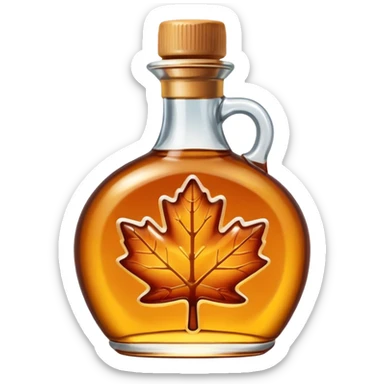 maple syrup sticker