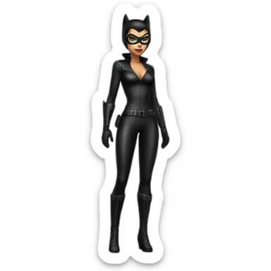 Catwoman full body sticker