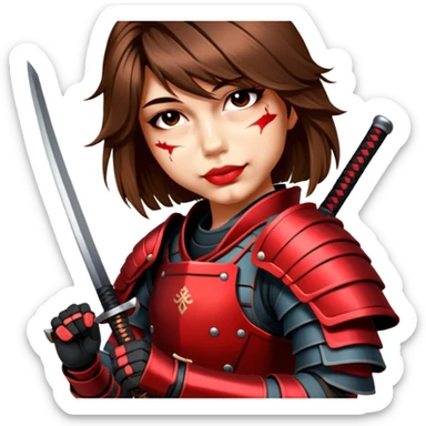 Battle-Ready Samurai sticker