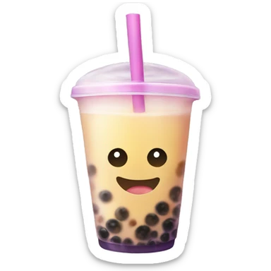 Bubble tea sticker